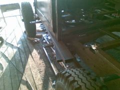 вид слева на стапель