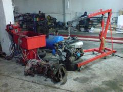 QD32 вес 400кг  и коробка 4WD от TD27 вес 150кг