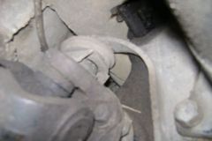 Левое крепление УАЗовского моноблока