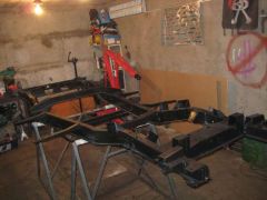 Новая рама после песка и порошковой окраски