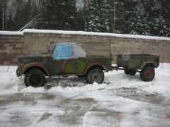 на даче