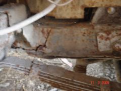 рама в плачевном состоянии